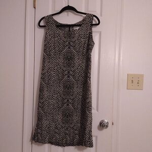 Danny & Nicole python sleeveless career dress 8p